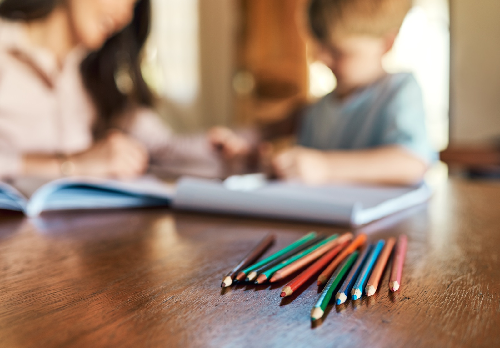Adult and child working together — psychoeducational evaluations identify learning differences